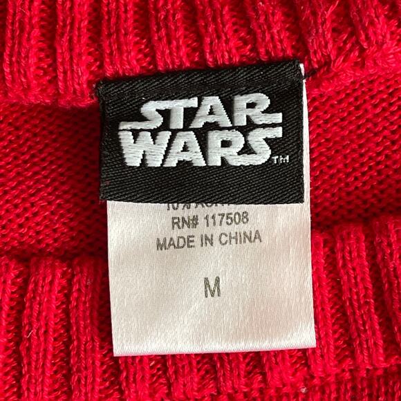 Star Wars Darth Vader Stormtroopers Nordic Ugly Christmas Sweater Size Med - Picture 4 of 4